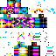 Minecraft skin texture, 64x64 pixels