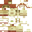 Minecraft skin texture, 64x64 pixels