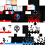 Minecraft skin texture, 64x64 pixels