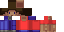 Minecraft skin texture, 64x32 legacy pixels