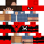 Minecraft skin texture, 64x64 pixels
