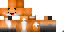 Minecraft skin texture, 64x32 legacy pixels