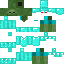 Minecraft skin texture, 64x64 pixels