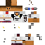 Minecraft skin texture, 64x64 pixels