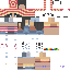 Minecraft skin texture, 64x64 pixels