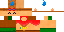 Minecraft skin texture, 64x32 legacy pixels