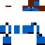 Minecraft skin texture, 64x64 pixels