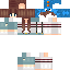 Minecraft skin texture, 64x64 pixels