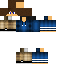 Minecraft skin texture, 64x64 pixels