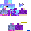 Minecraft skin texture, 64x64 pixels