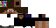 Minecraft skin texture, 64x32 legacy pixels