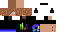 Minecraft skin texture, 64x32 legacy pixels