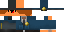 Minecraft skin texture, 64x32 legacy pixels