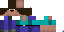 Minecraft skin texture, 64x32 legacy pixels