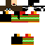 Minecraft skin texture, 64x64 pixels