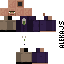 Minecraft skin texture, 64x64 pixels