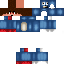 Minecraft skin texture, 64x64 pixels