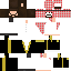 Minecraft skin texture, 64x64 pixels