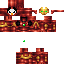 Minecraft skin texture, 64x64 pixels