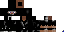 Minecraft skin texture, 64x32 legacy pixels