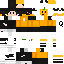 Minecraft skin texture, 64x64 pixels