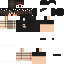 Minecraft skin texture, 64x64 pixels