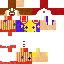 Minecraft skin texture, 64x64 pixels