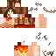 Minecraft skin texture, 64x64 pixels