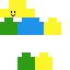 Minecraft skin texture, 64x64 pixels