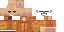 Minecraft skin texture, 64x32 legacy pixels