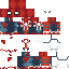 Minecraft skin texture, 64x64 pixels