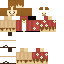 Minecraft skin texture, 64x64 pixels