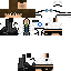 Minecraft skin texture, 64x64 pixels