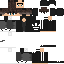 Minecraft skin texture, 64x64 pixels