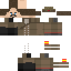 Minecraft skin texture, 64x64 pixels