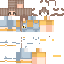 Minecraft skin texture, 64x64 pixels