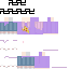 Minecraft skin texture, 64x64 pixels
