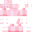 Minecraft skin texture, 64x64 pixels