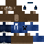 Minecraft skin texture, 64x64 pixels