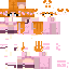 Minecraft skin texture, 64x64 pixels