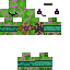 Minecraft skin texture, 64x64 pixels