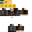 Minecraft skin texture, 64x64 pixels