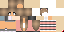 Minecraft skin texture, 64x32 legacy pixels