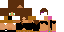 Minecraft skin texture, 64x32 legacy pixels