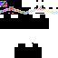 Black Minecraft skin texture, 64x64 pixels