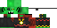Minecraft skin texture, 64x32 legacy pixels