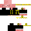 Minecraft skin texture, 64x64 pixels