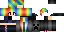 Minecraft skin texture, 64x32 legacy pixels