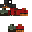 Minecraft skin texture, 64x64 pixels