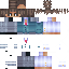 Minecraft skin texture, 64x64 pixels